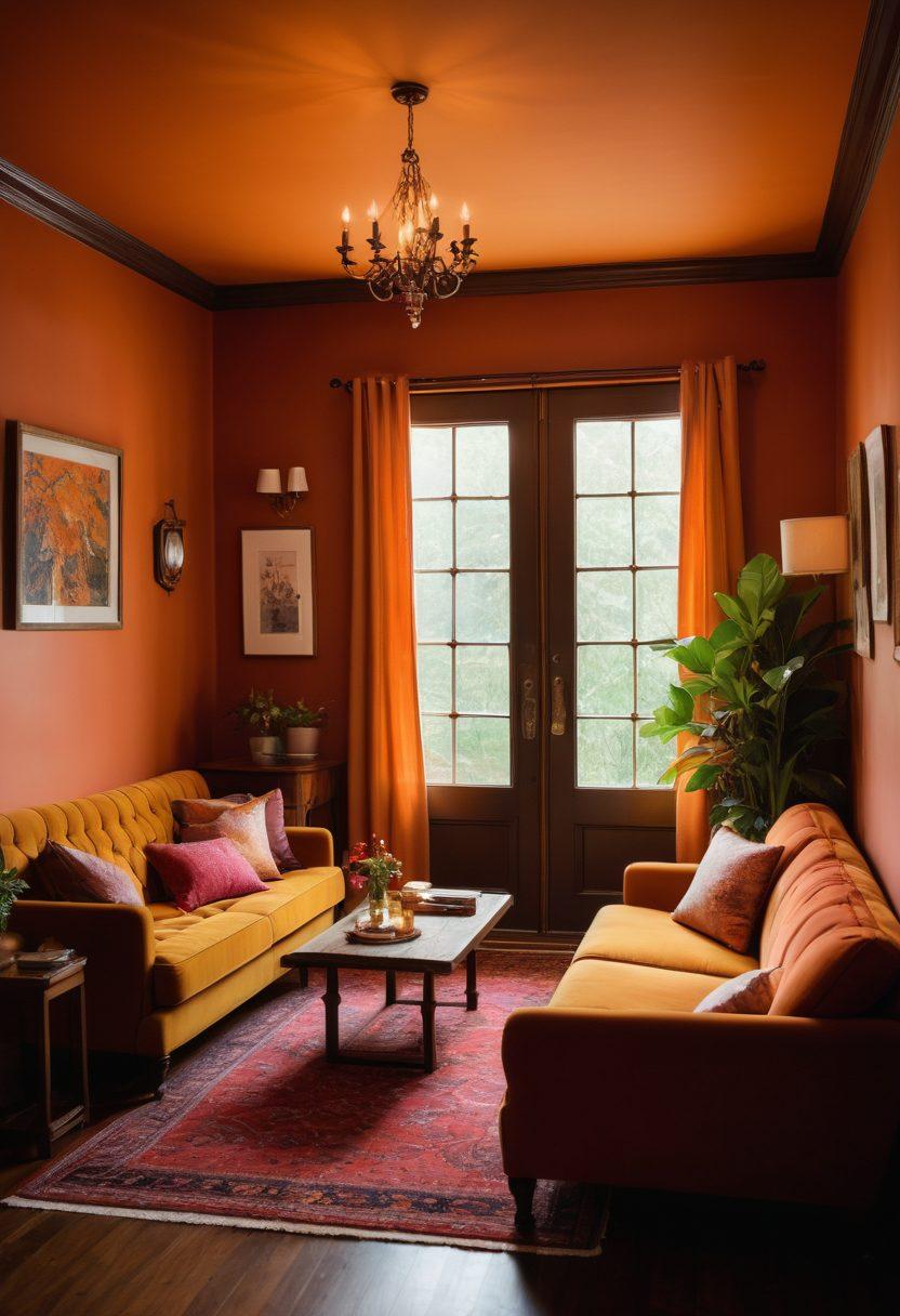 A whimsical and intriguing gathering of couples engaging in open, honest conversations around a cozy, dimly-lit lounge. Each couple showcases a sense of connection and comfort, with vibrant expressions and gentle laughter. Surrounding them are symbols of love and trust, such as intertwined hearts and open doors. The atmosphere is warm and inviting, with striking contrasts of rich colors that evoke intimacy and adventure. soft-focus, vibrant colors, cozy ambiance.